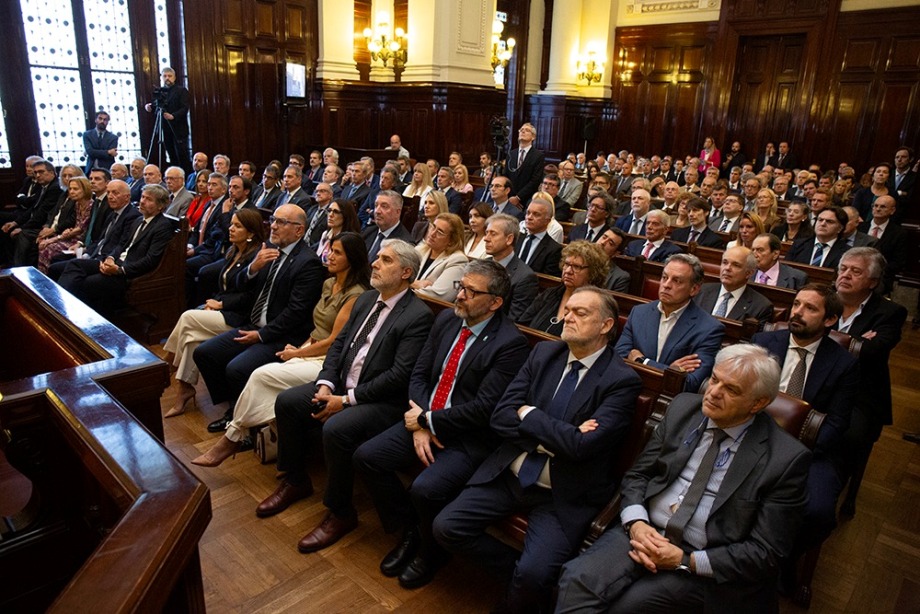 Sala de Audiencias del Palacio de Justicia.